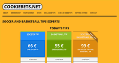 Desktop Screenshot of cookiebets.net